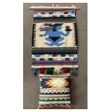 Native American wall hanging and pillow