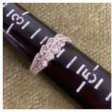 Sterling silver marcasite ring