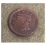 1853 large cent