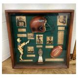 Football collectible shadowbox