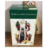 Musical Santa with deer