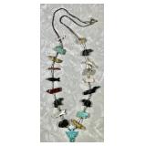 Native American fetish necklace