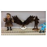 Toys and figures clean up lot