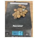 6 ounces wheat pennies