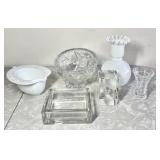 Crystal and glass cleanup lot