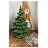 Ceramic lighted Christmas tree