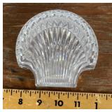 Waterford crystal shell trinket dish