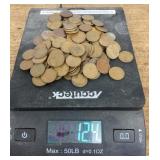 12 ounces of wheat pennies