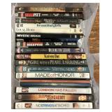 Group of DVDs