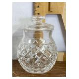 Waterford crystal biscuit jar