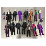 Group of The Joker figures