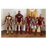 4 Iron Man action figures
