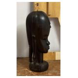 Hand carved African bust