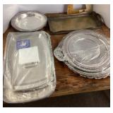 Silverplate serving pieces