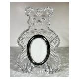 Waterford crystal bear picture frame