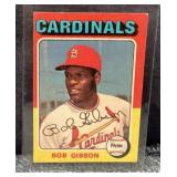 Bob Gibson 1975 Topps baseball cards