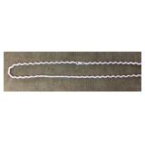 16" Sterling silver necklace