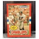 Jim Kelly 1985 Topps USFL football card