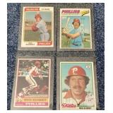 4 Mike Schmidt baseball cards