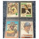 4 Reggie Jackson baseball cards