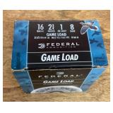 Federal 16 gauge shotgun shells --full box