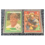 2 Troy Aikman rookie football cards