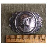 Sterling silver brooch