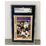 1978 Topps Walter Payton graded football card