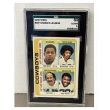 1978 Topps Cowboys Leaders graded football card
