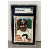 1978 Topps Terry Bradshaw graded football card