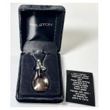 Halston "Fragrance Jewel" necklace w/perfume