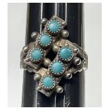 Sterling silver turquoise ring