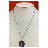 20" Sterling silver chain with pendant