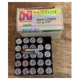 Hornady 9 mm luger ammo