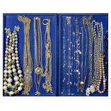 Costume jewelry necklaces