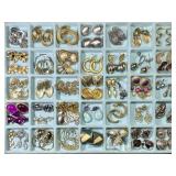 52 pair costume jewelry earrings