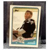 Bo Jackson 1988 Topps football card