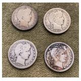 4 Barber quarters