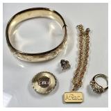 Gold filled jewelry clean up lot
