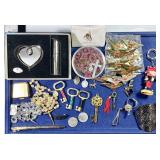 Jewelry box misc. clean up lot