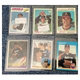 6 Nolan Ryan baseball cards