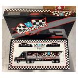 Dale Earnhardt Goodwrench racing hauler and cars