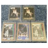 5 Shaquille Oï¿½Neal basketball cards