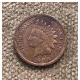 1908 S Indian head cent