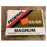 Federal 20 gauge Magnum shells