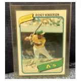 Rickey Henderson 1980 Topps baseball card