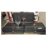 18 Shannon Crystal wine glasses