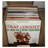 Box of LPs --some have water damage