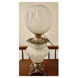 24" Gone with the Wind lamp --electrified