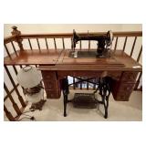 Antique Victory treadle sewing machine